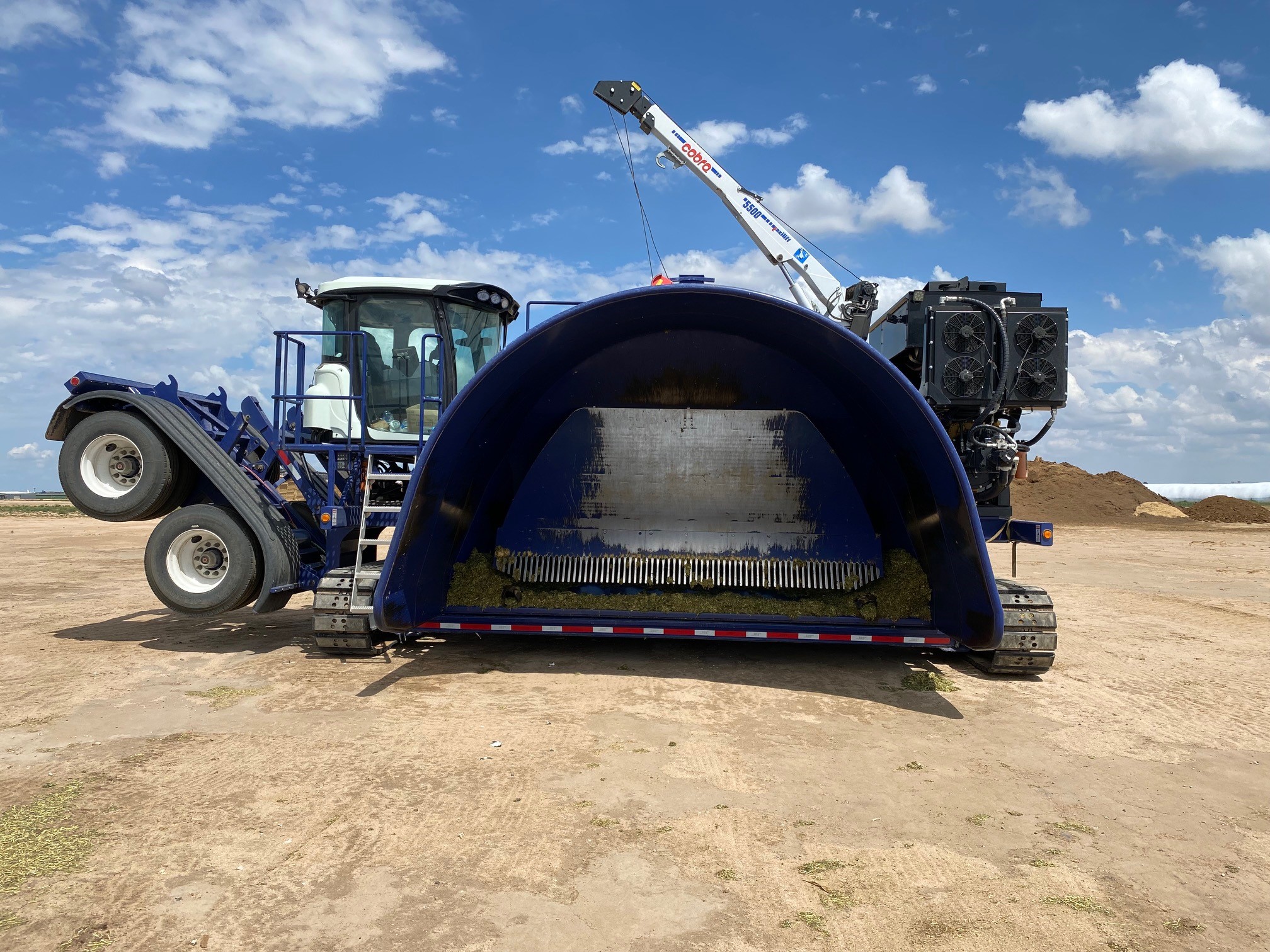 2019 JBS TrackPack SB1214 Forage Bagger 550,000 Machinery Pete