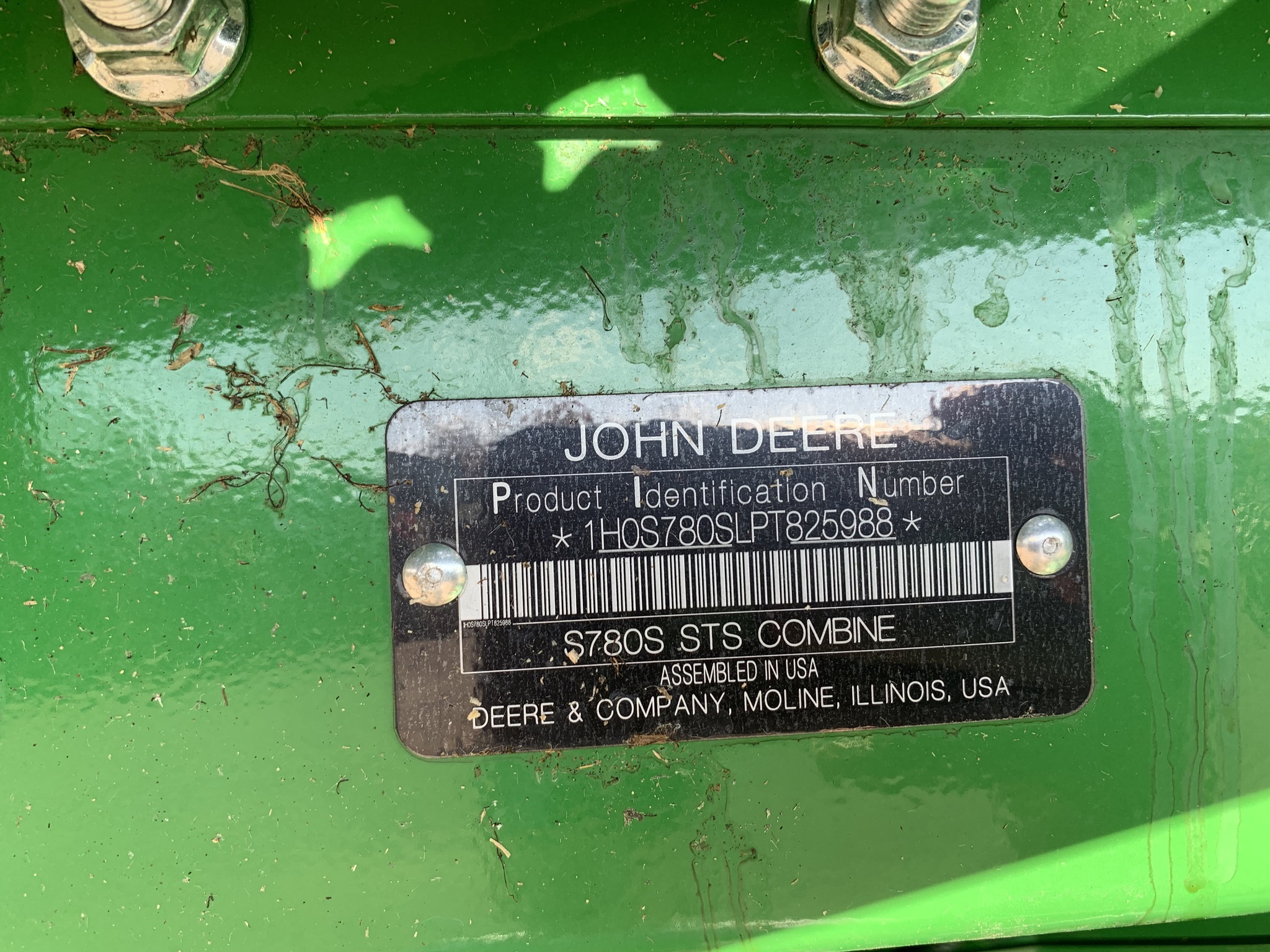 2023 John Deere S780 Combine