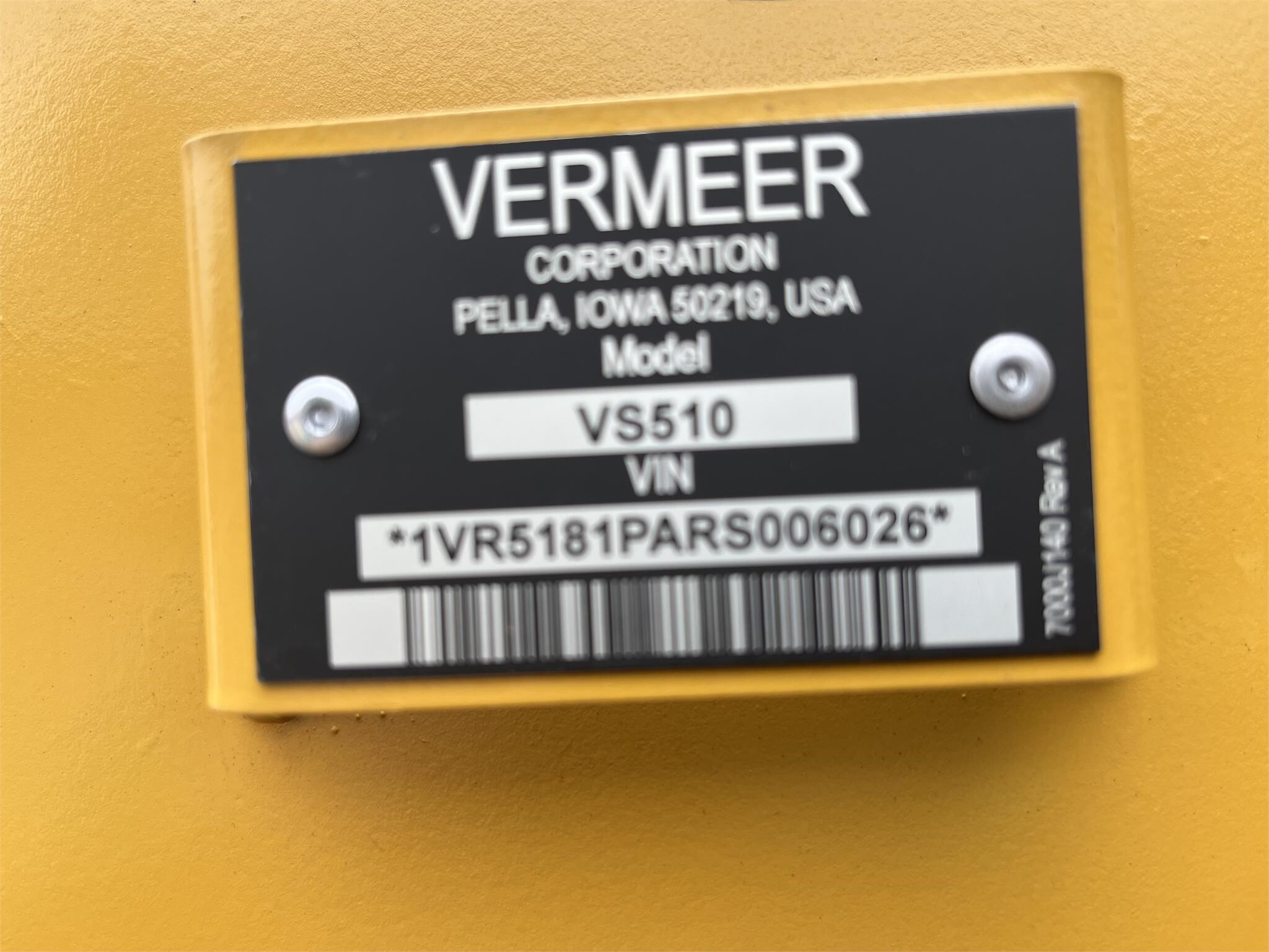  Vermeer VS510 Grinders and Mixer