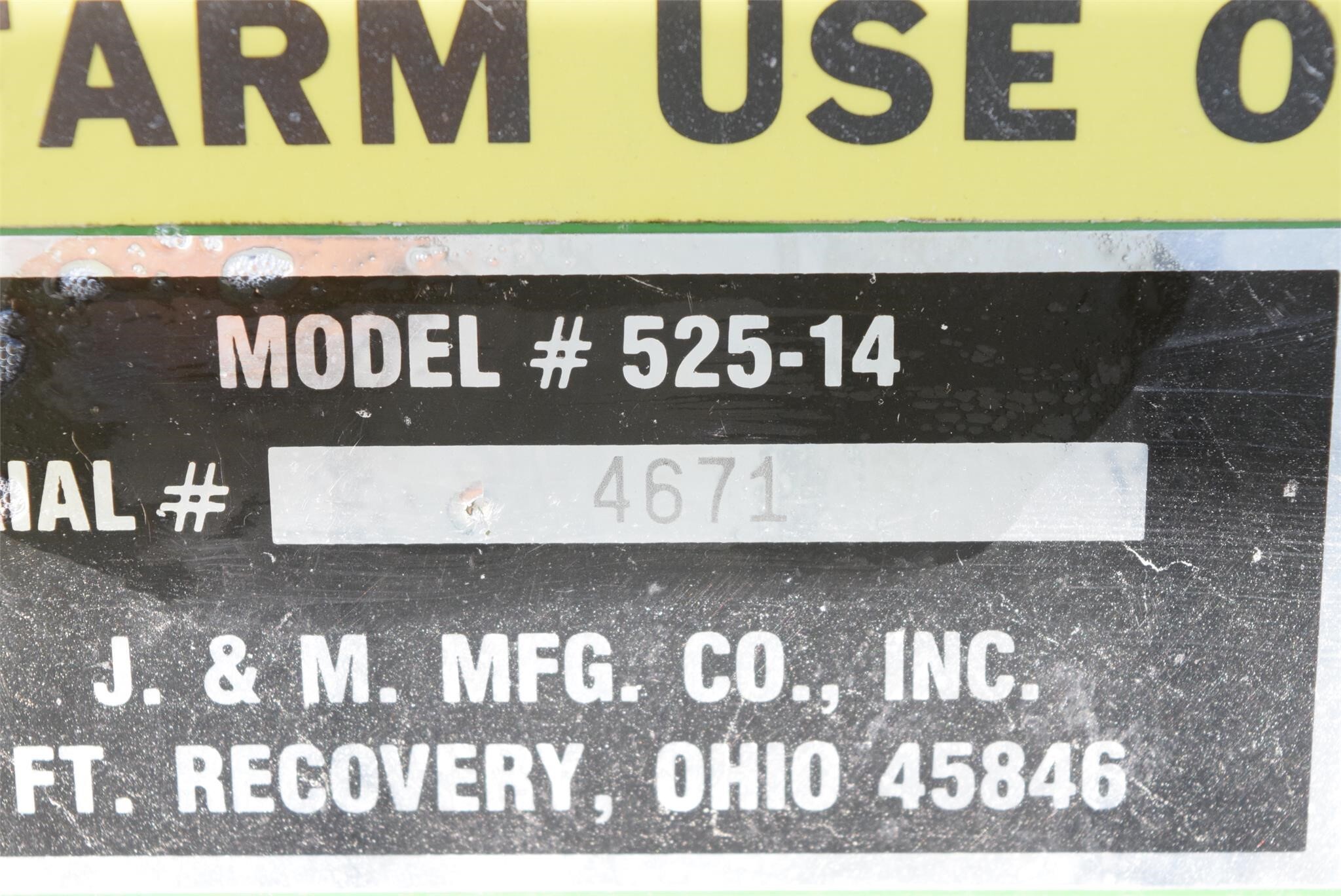  J&M 525-14 Grain Cart