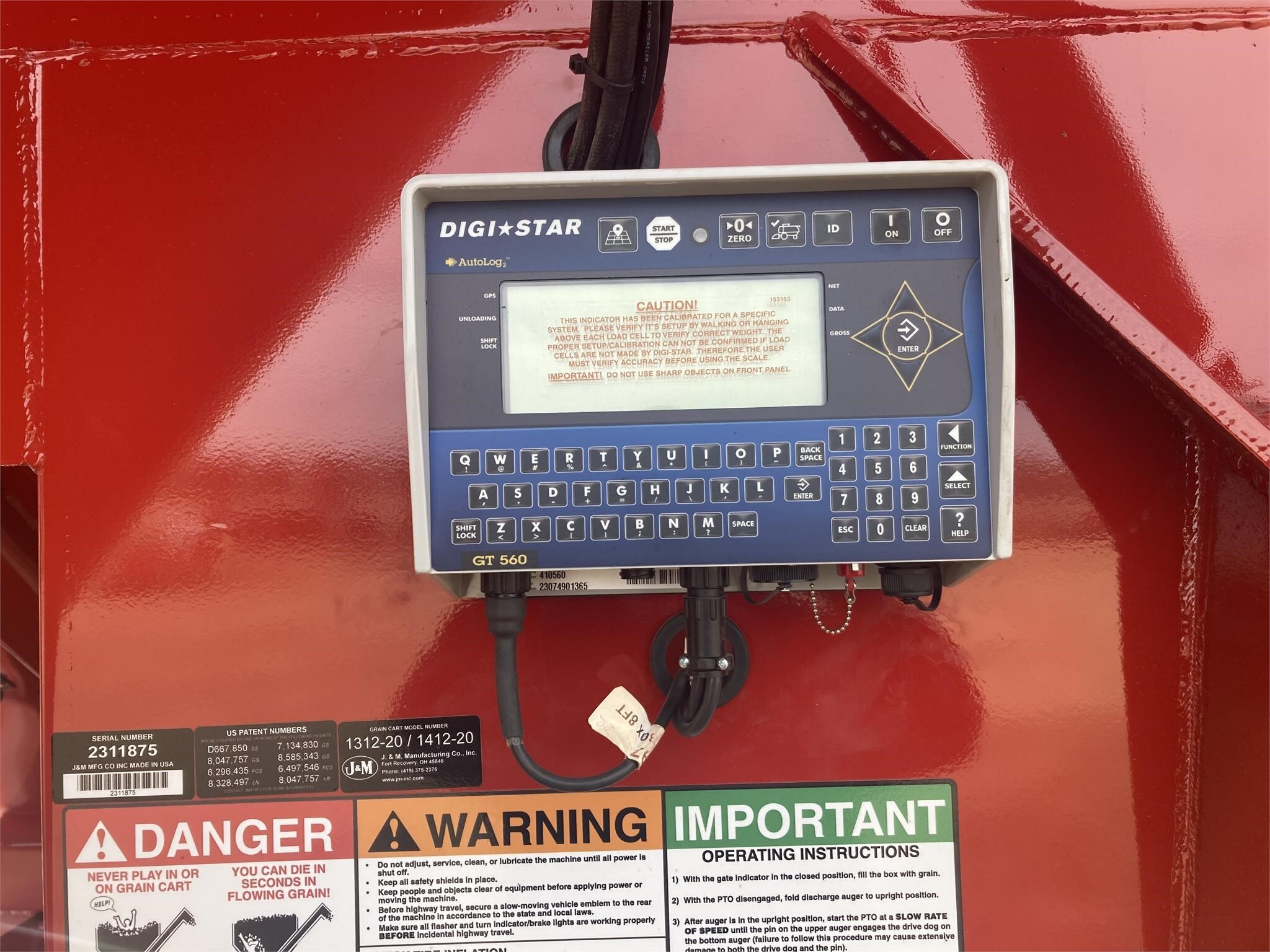 2024 J&M 1312-20T Grain Cart