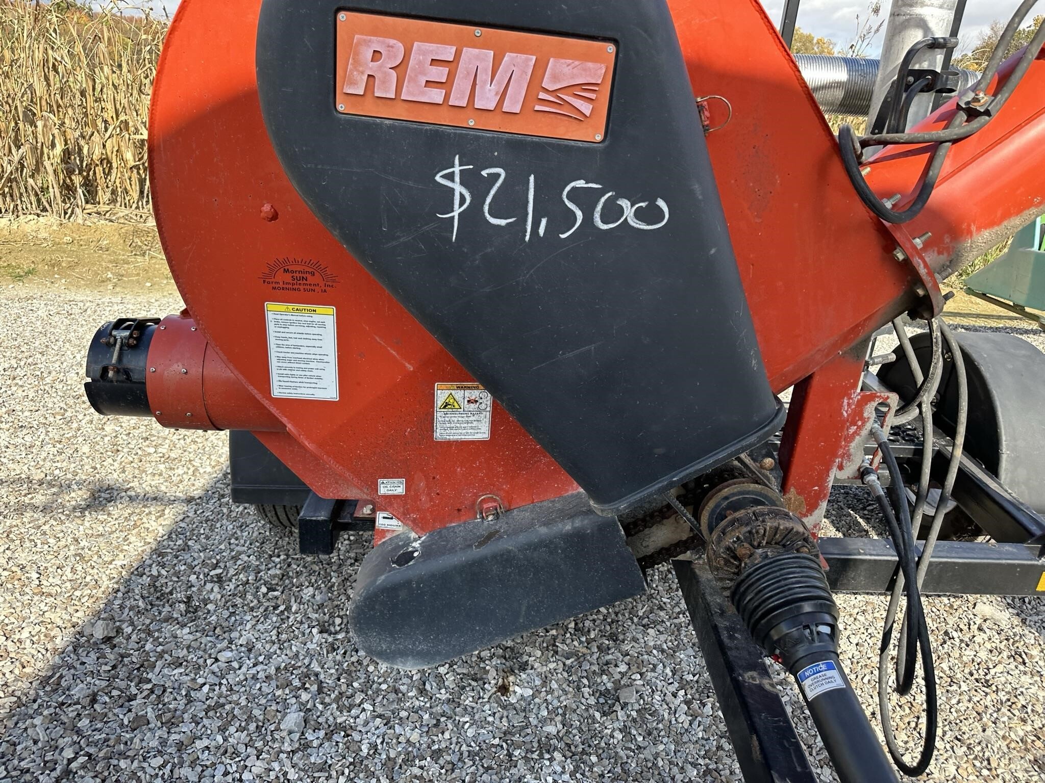 2015 Rem VRX Grain Vac