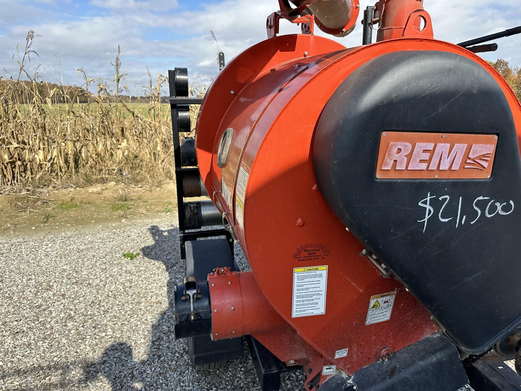 2015 Rem VRX Grain Vac