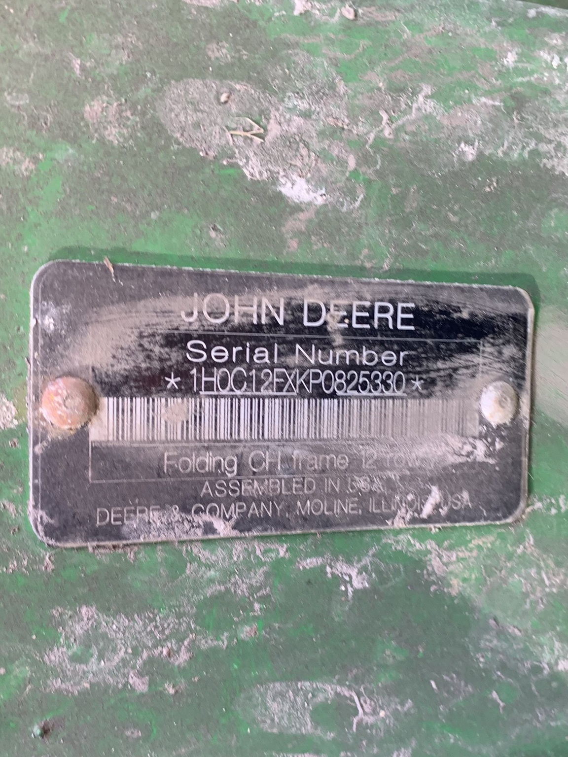 2023 John Deere C12F StalkMaster Corn Head