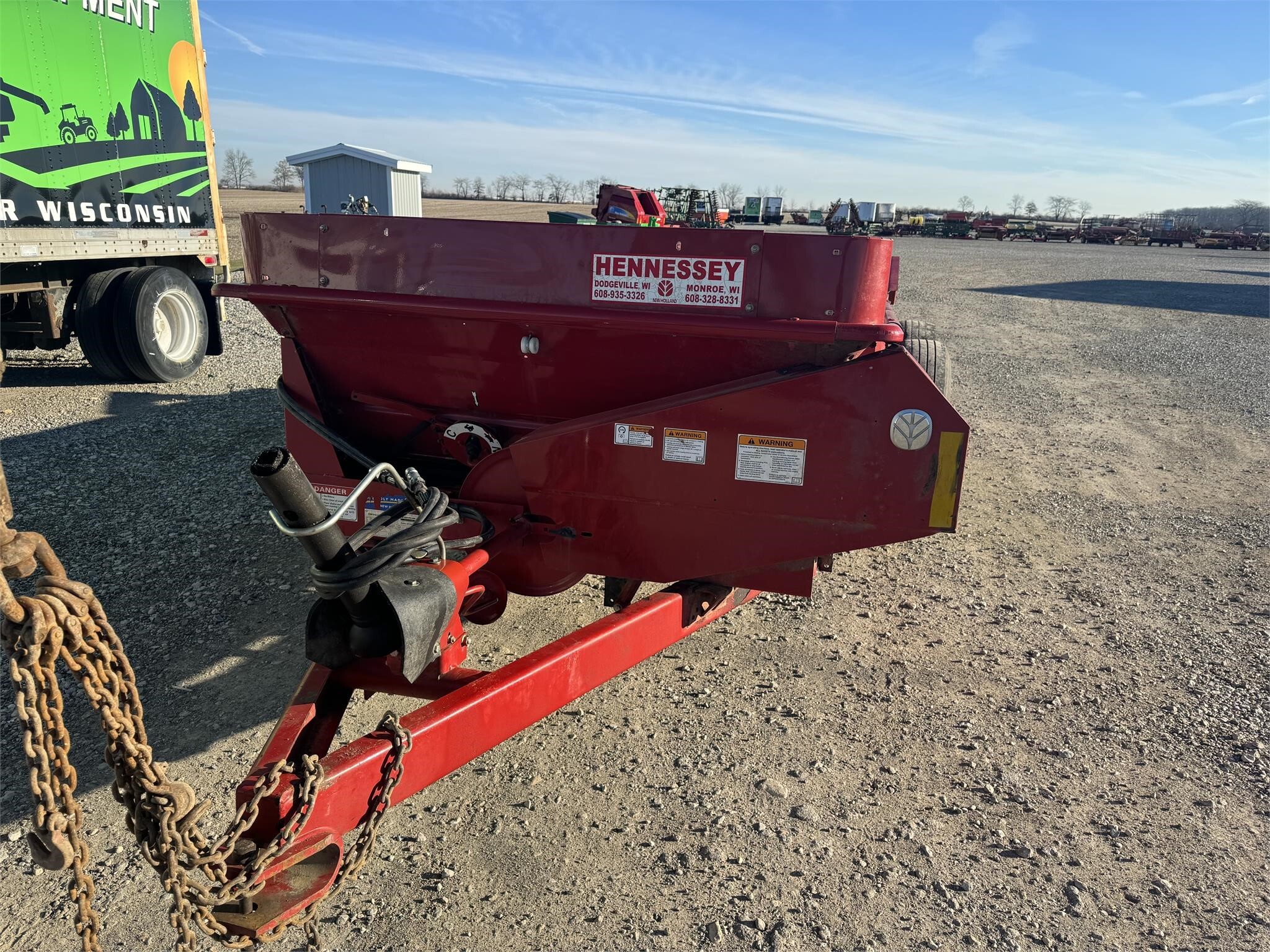 2017 New Holland 185 Manure Spreader 14,500 Machinery Pete