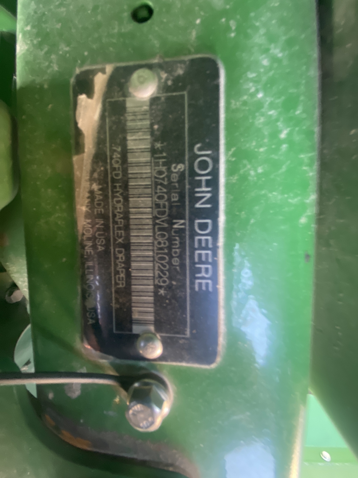 2020 John Deere 740FD Platform