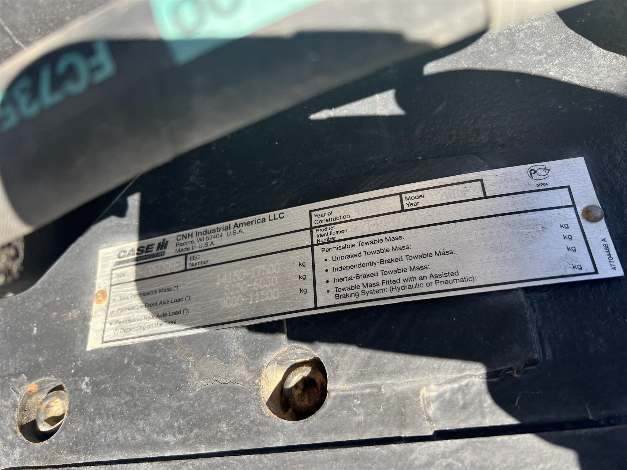 2015 Case IH Magnum 280 CVT Tractor