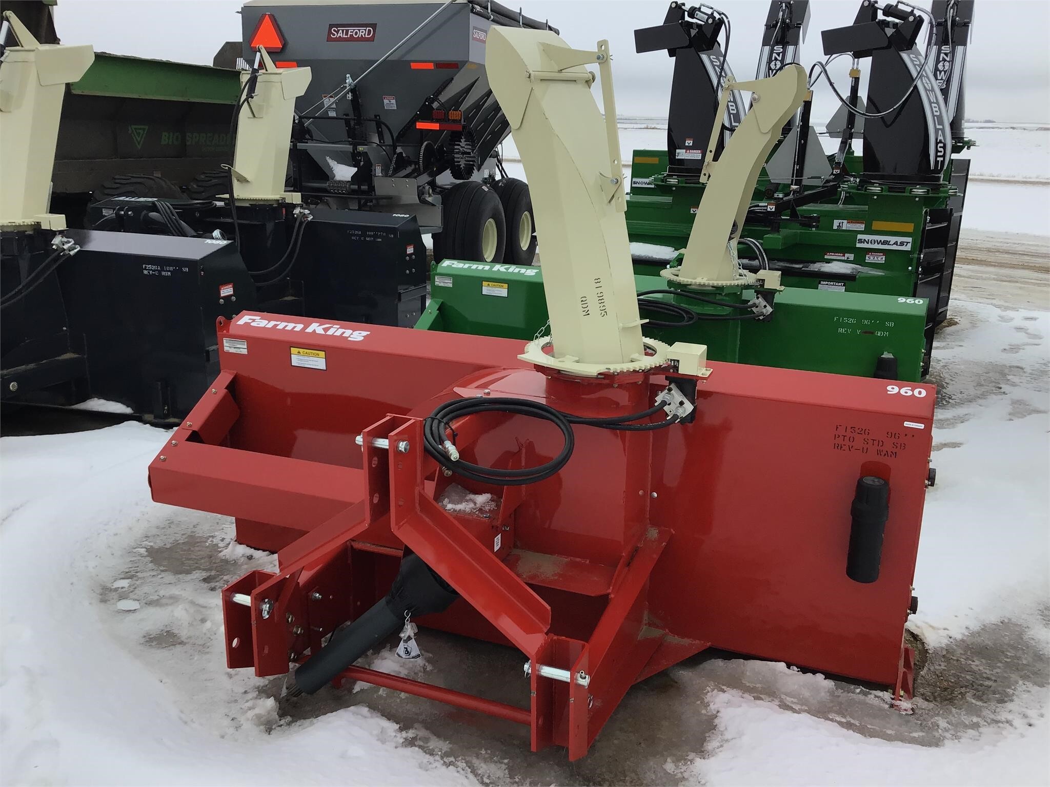 Buhler Farm King Y960QL Snow Blower 6,850 Machinery Pete
