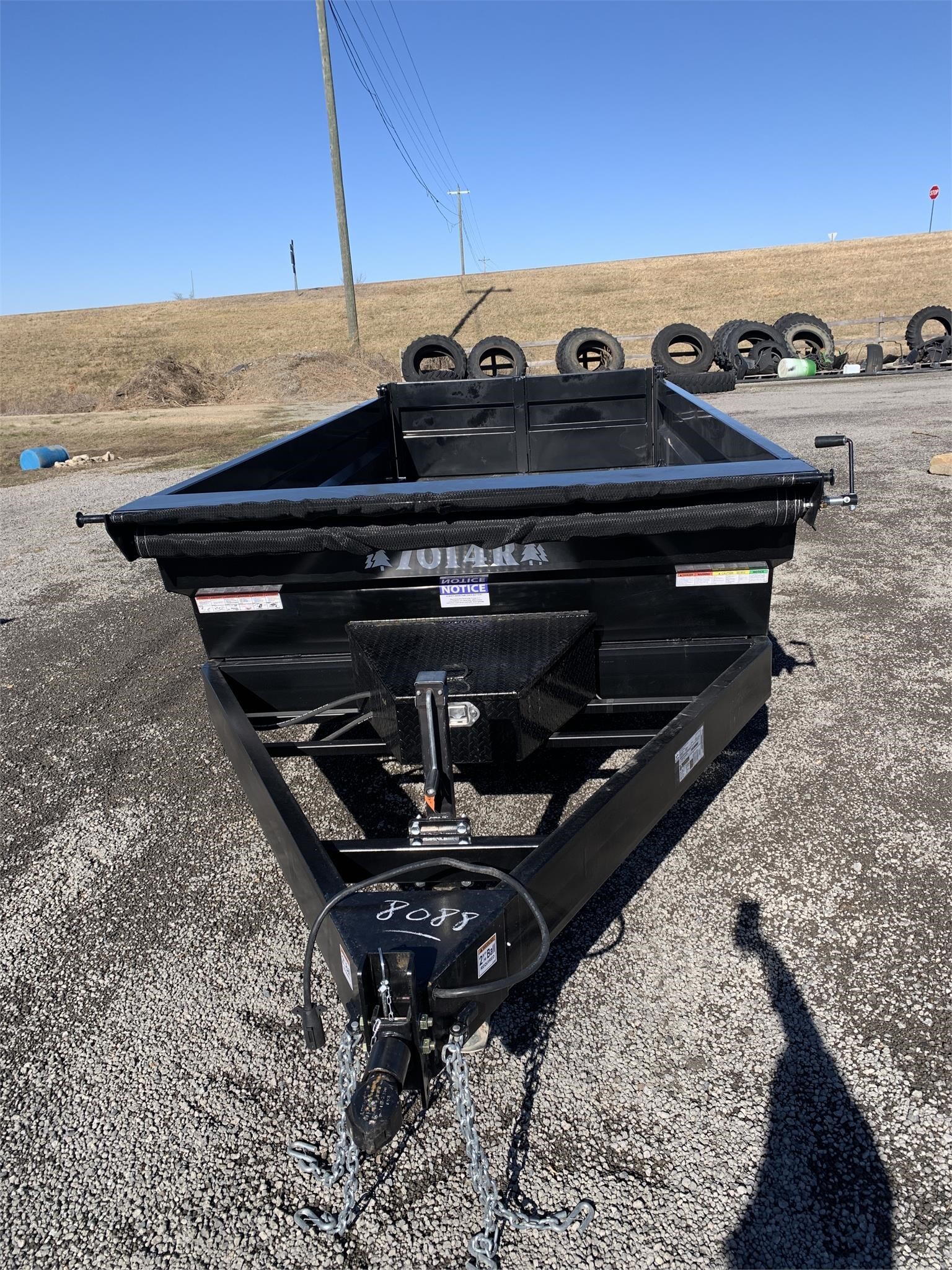 2024 Industrias America 7014R Dump Trailer 12,000 Machinery Pete