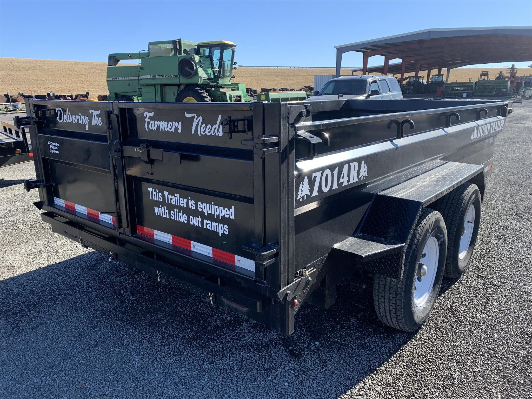 2024 Industrias America 7014R Dump Trailer 12,000 Machinery Pete