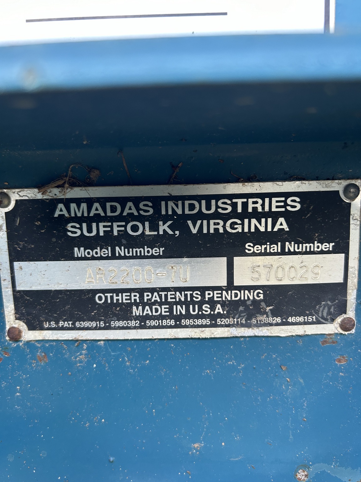 2019 Amadas AR2200 Peanut Equipment