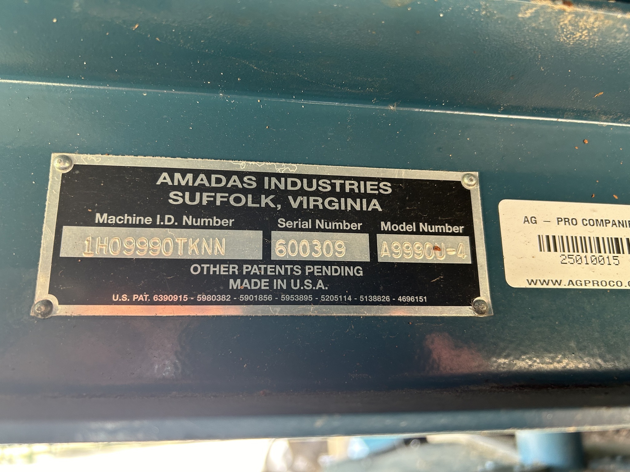 2022 Amadas 9990 Peanut Equipment