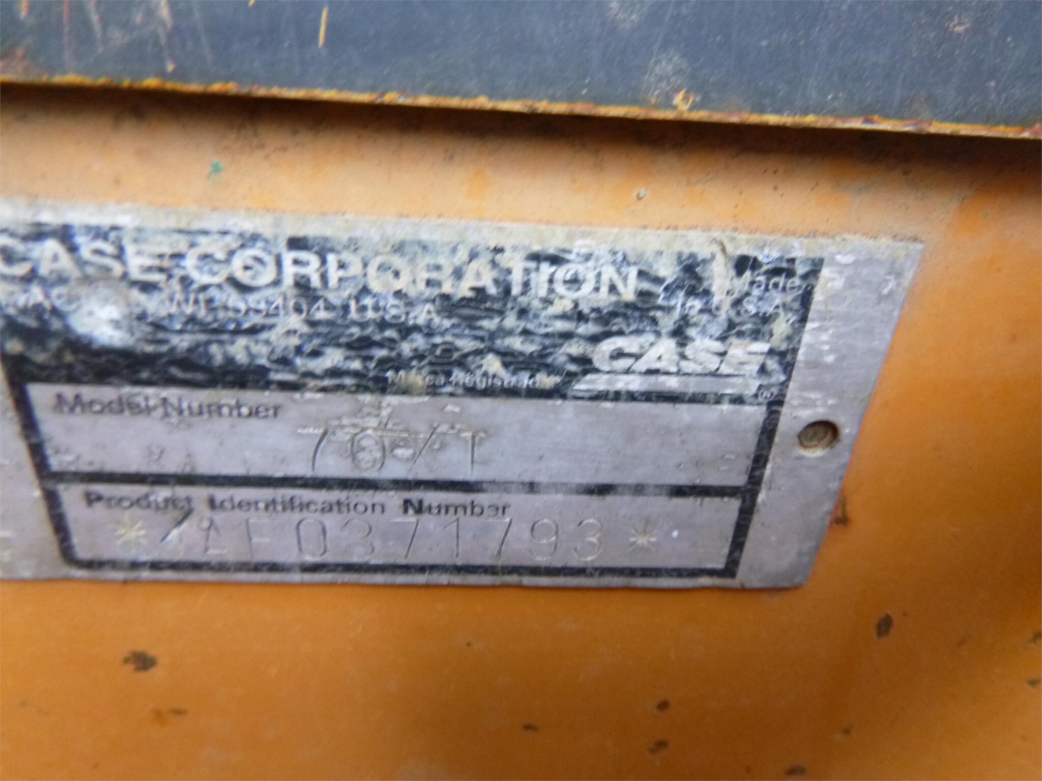 2002 Case 70XT Miscellaneous