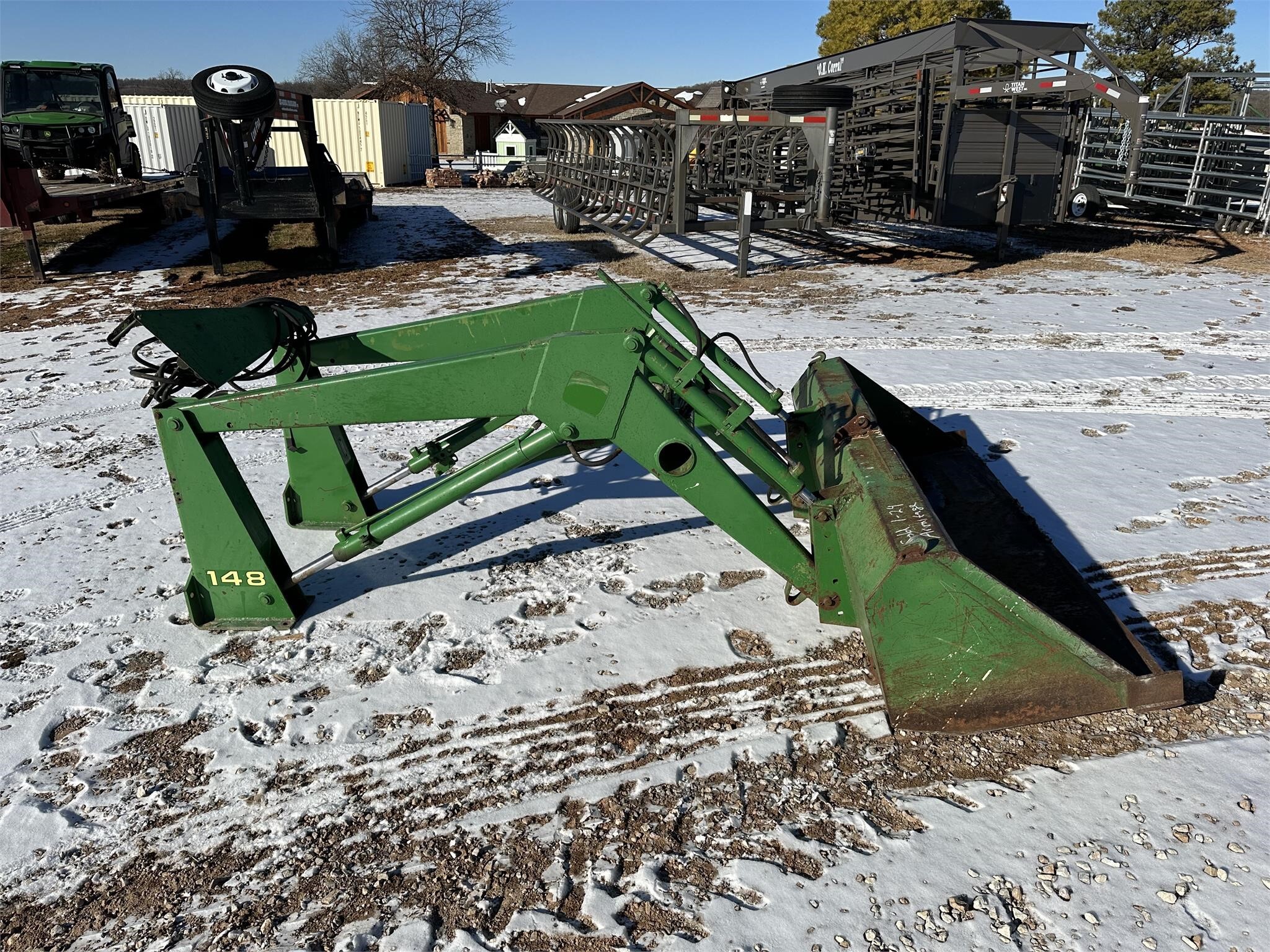 John Deere 148 Front End Loader 3,950 Machinery Pete