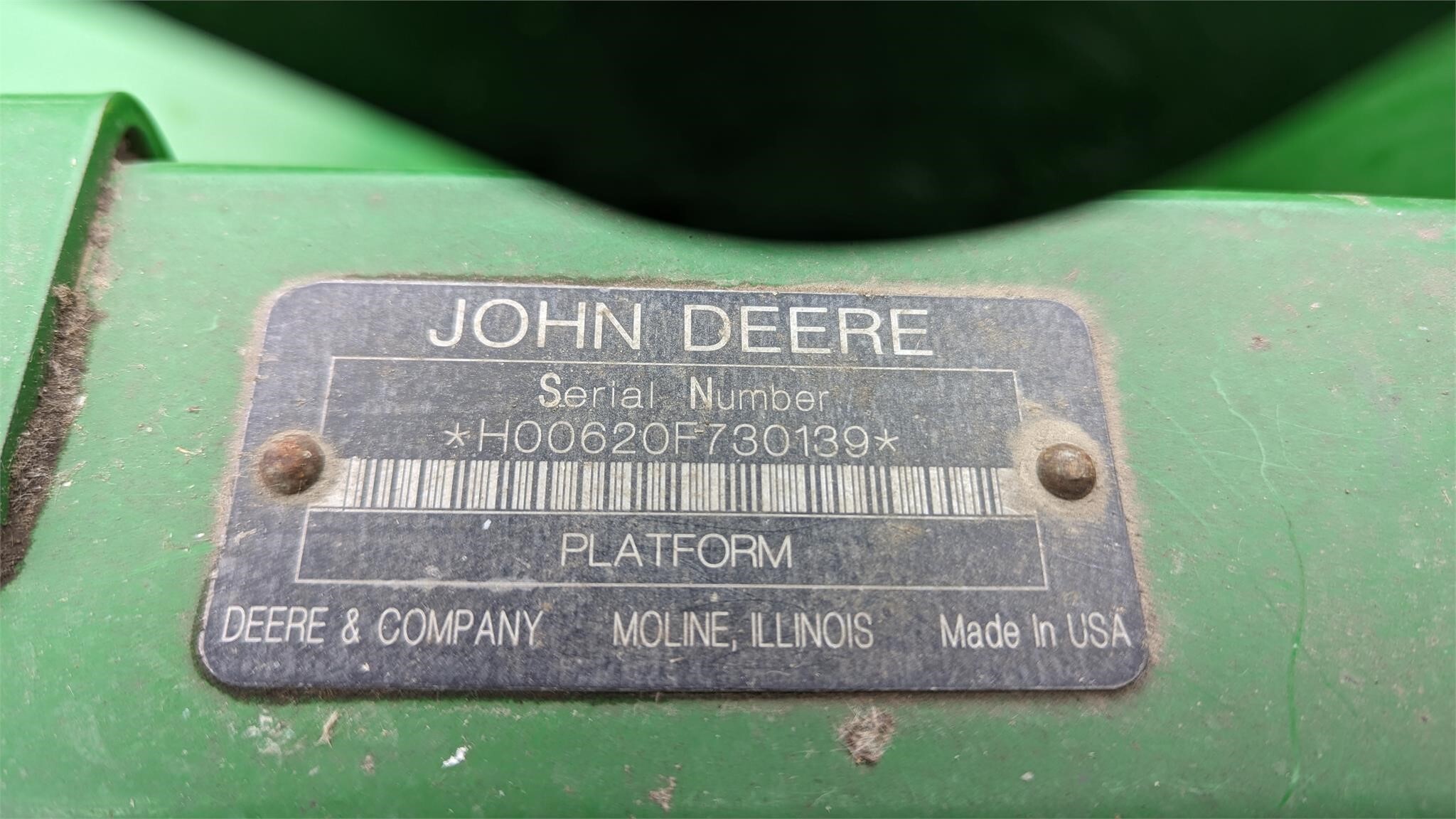 2009 John Deere 620F Platform
