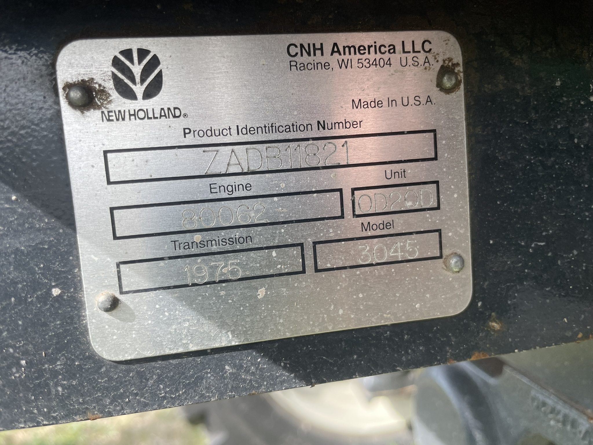 2016 New Holland Boomer 3045 Tractor