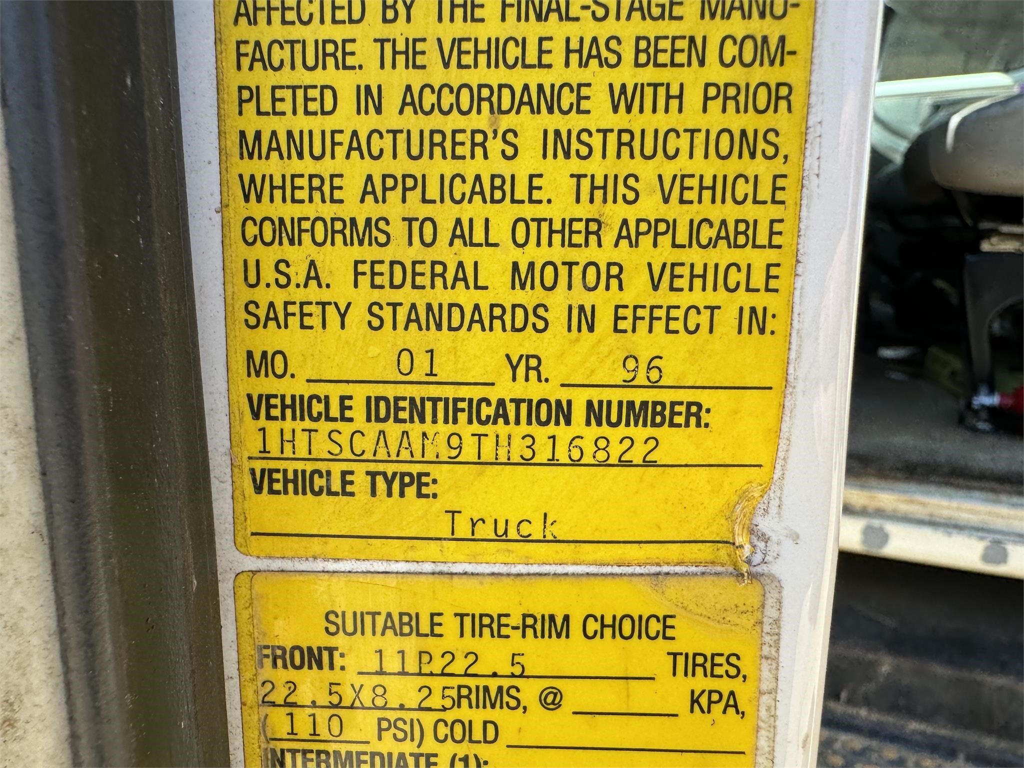 1996 International 4700 Dump Trucks/Trailer