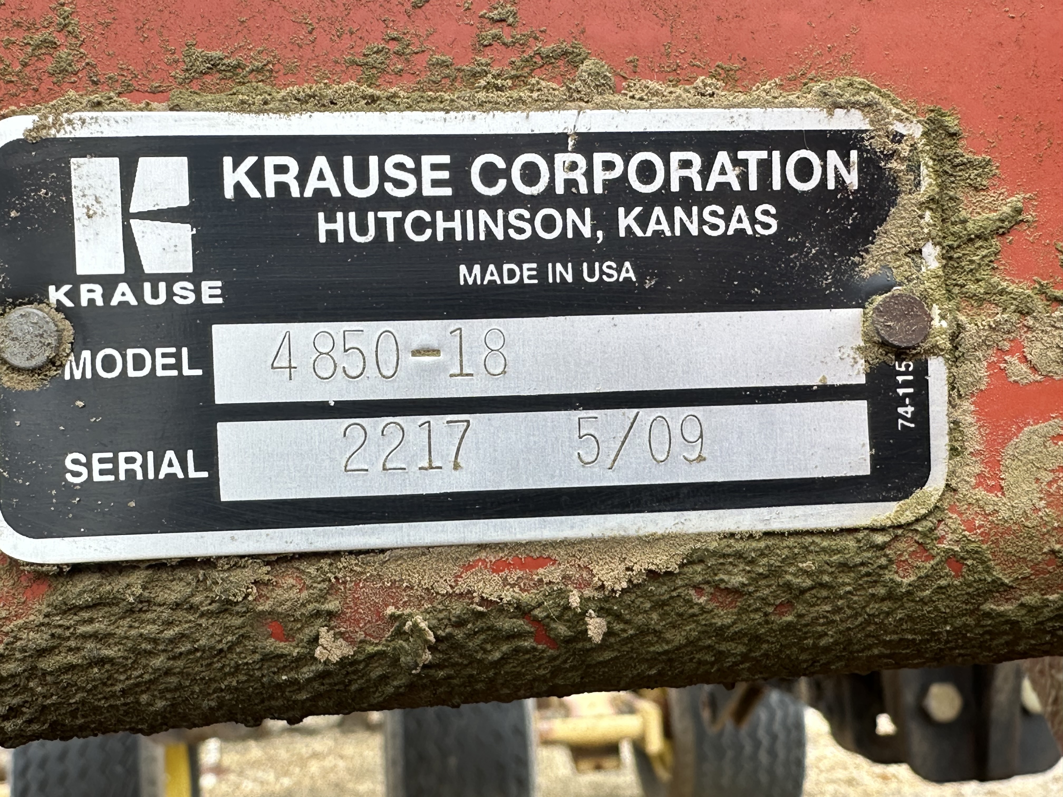 2009 Krause 4850 -18 In-Line Ripper