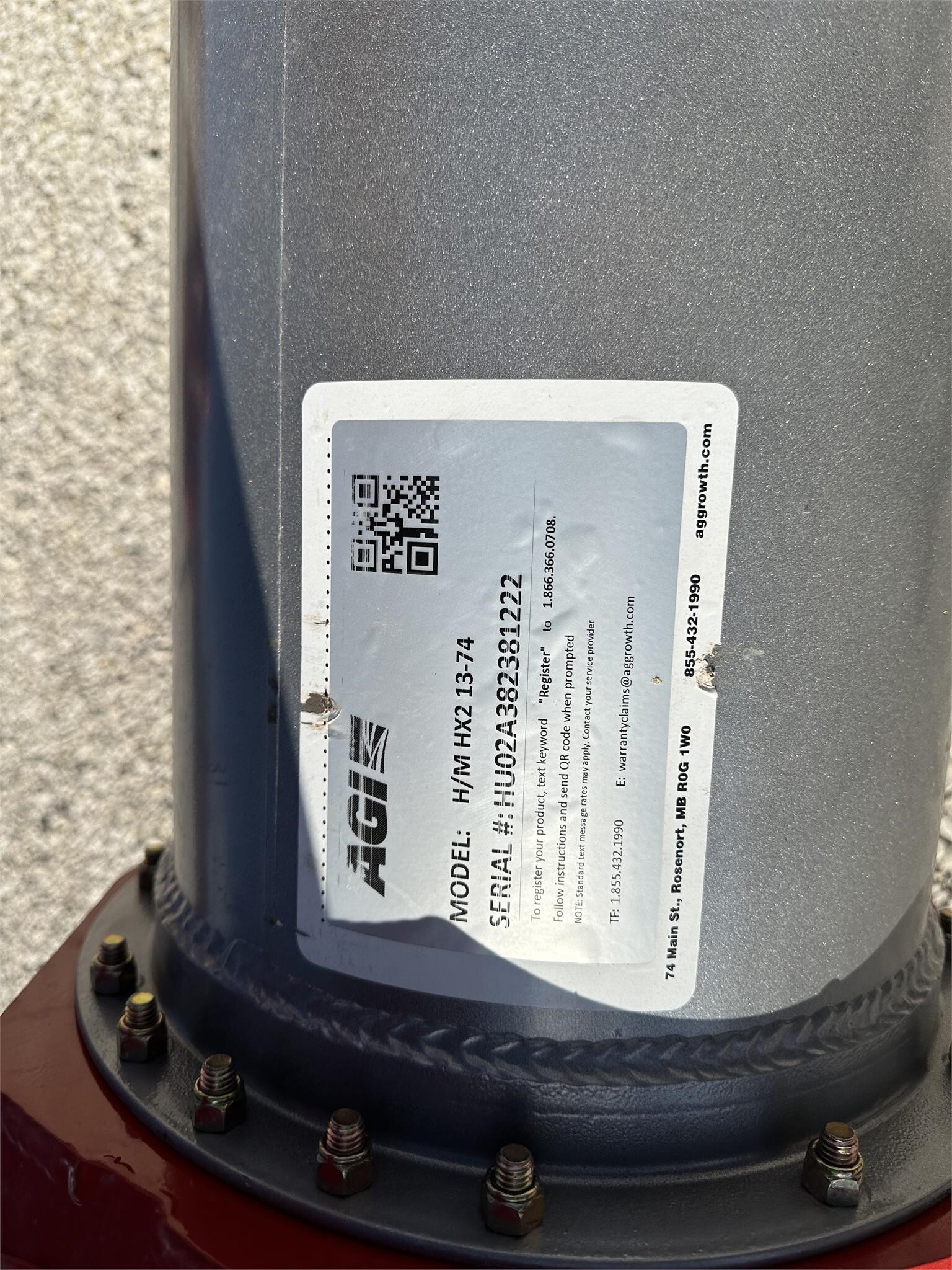  Hutchinson HX2 13-74 Augers and Conveyor