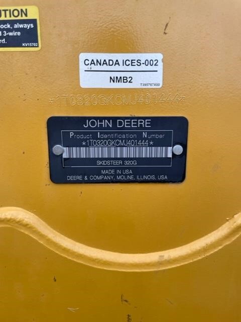 2021 Deere 320G Skid Steer