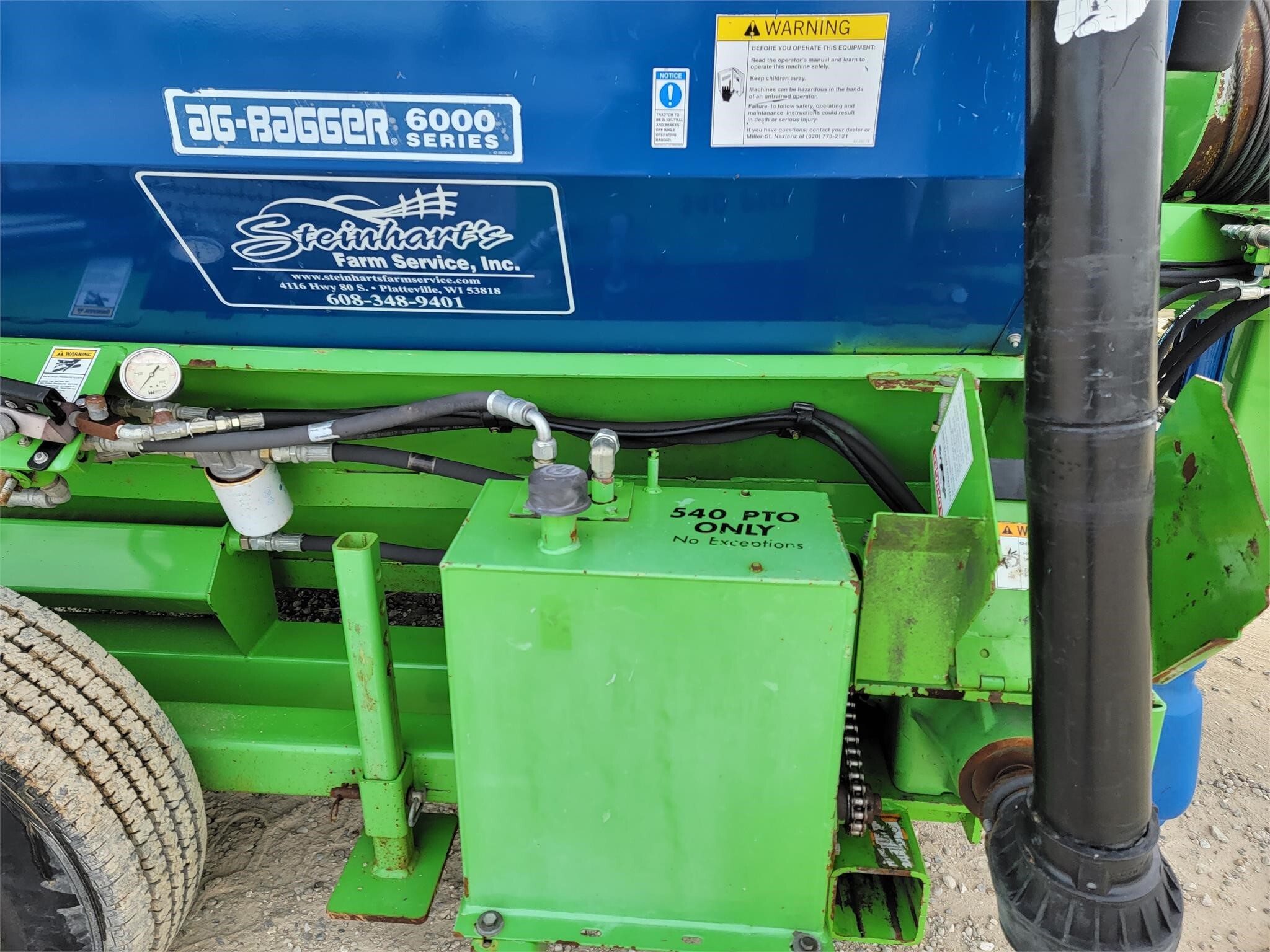 AgBag G6000 Forage Bagger 14,500 Machinery Pete