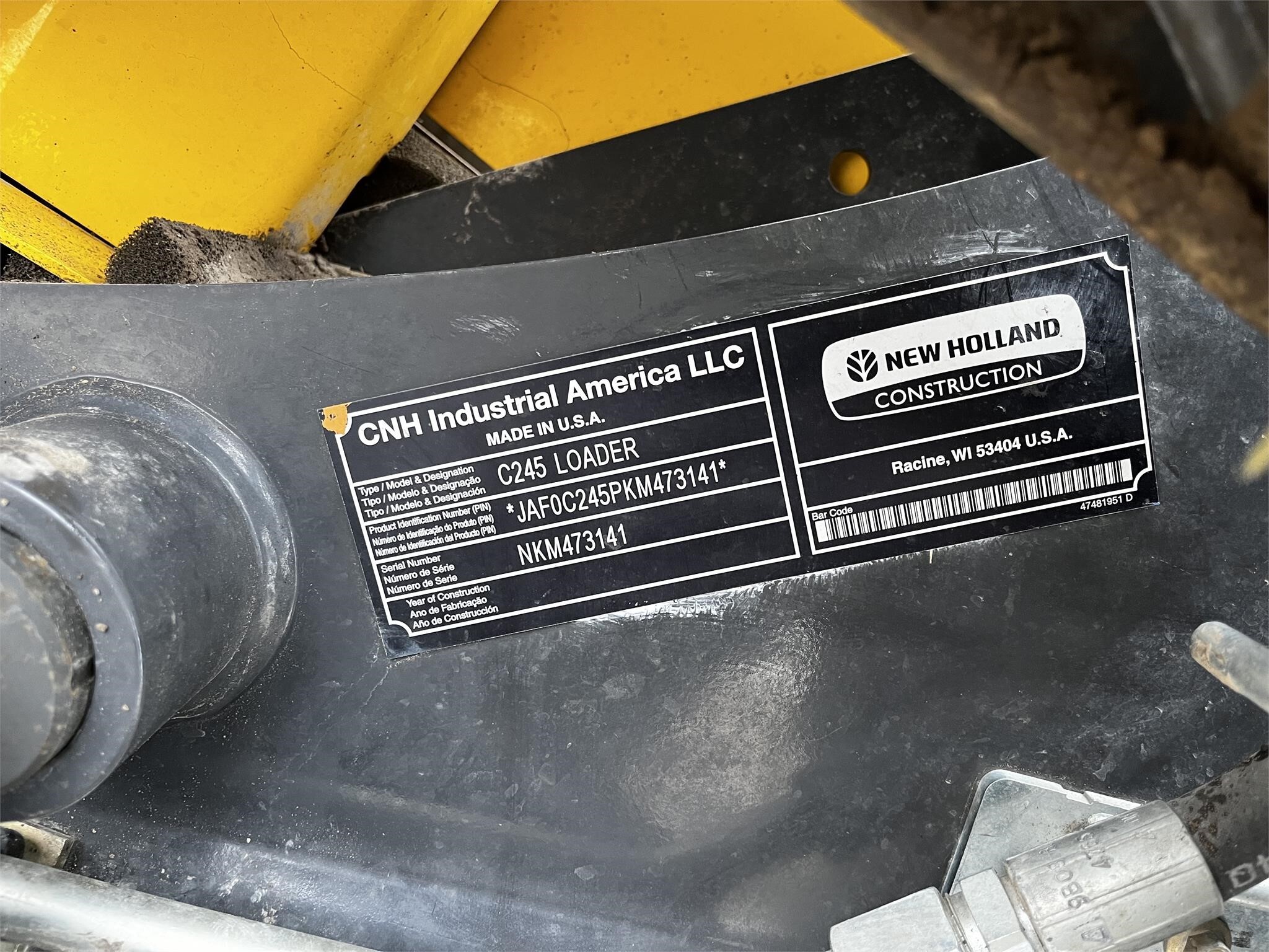 2019 New Holland C245 Skid Steer