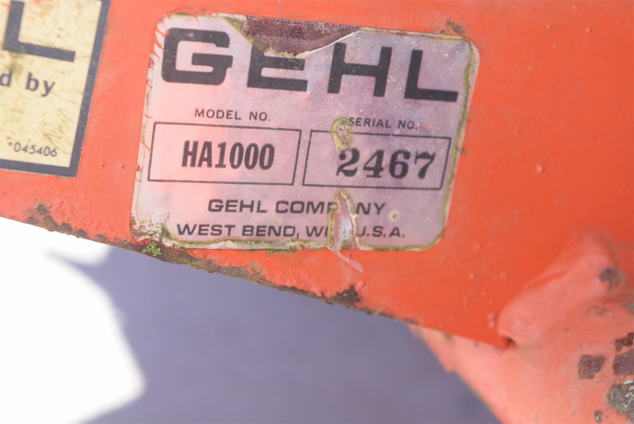 Gehl HA1000 Forage Harvester Head