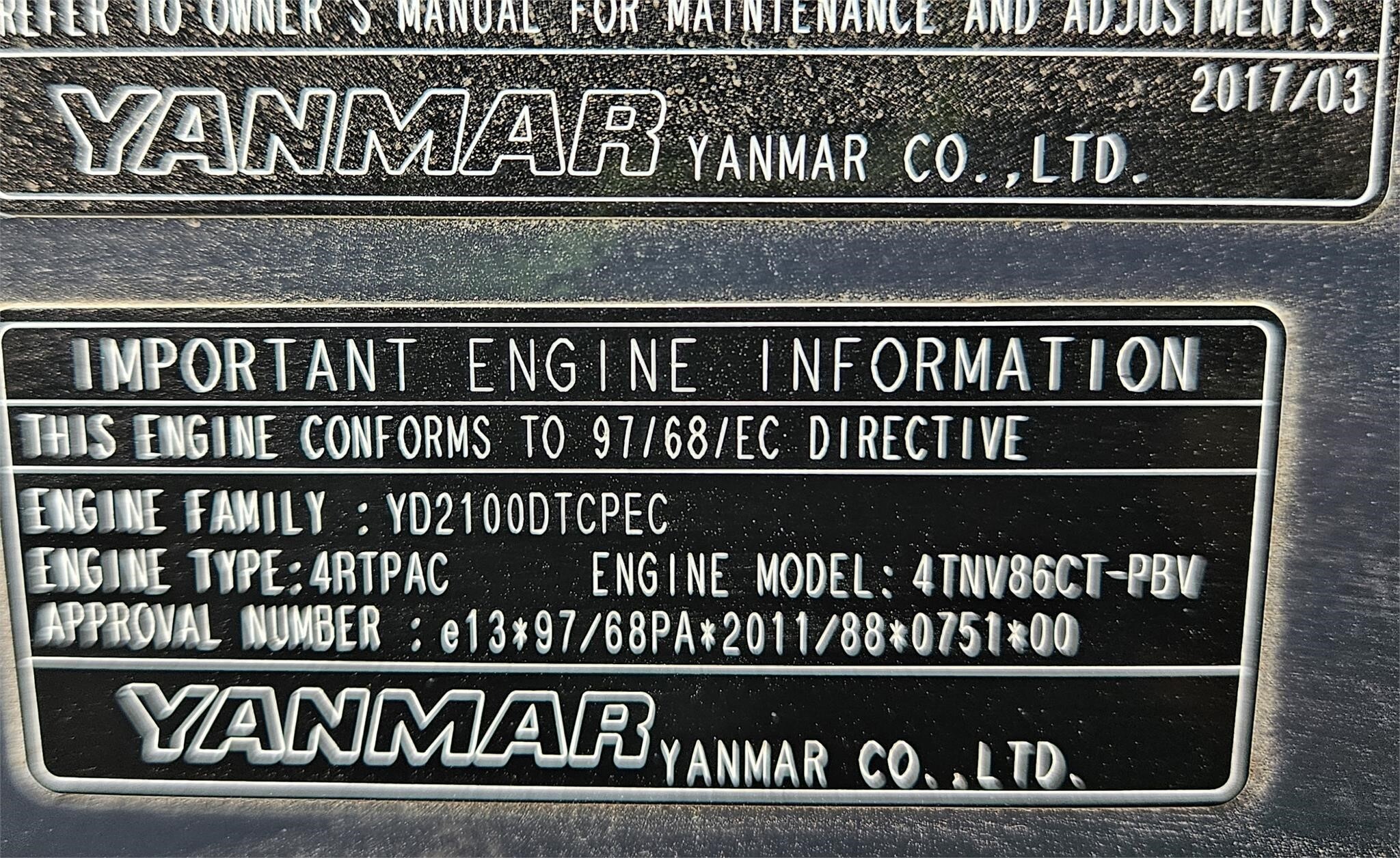 2017 Mustang 550Z Excavator