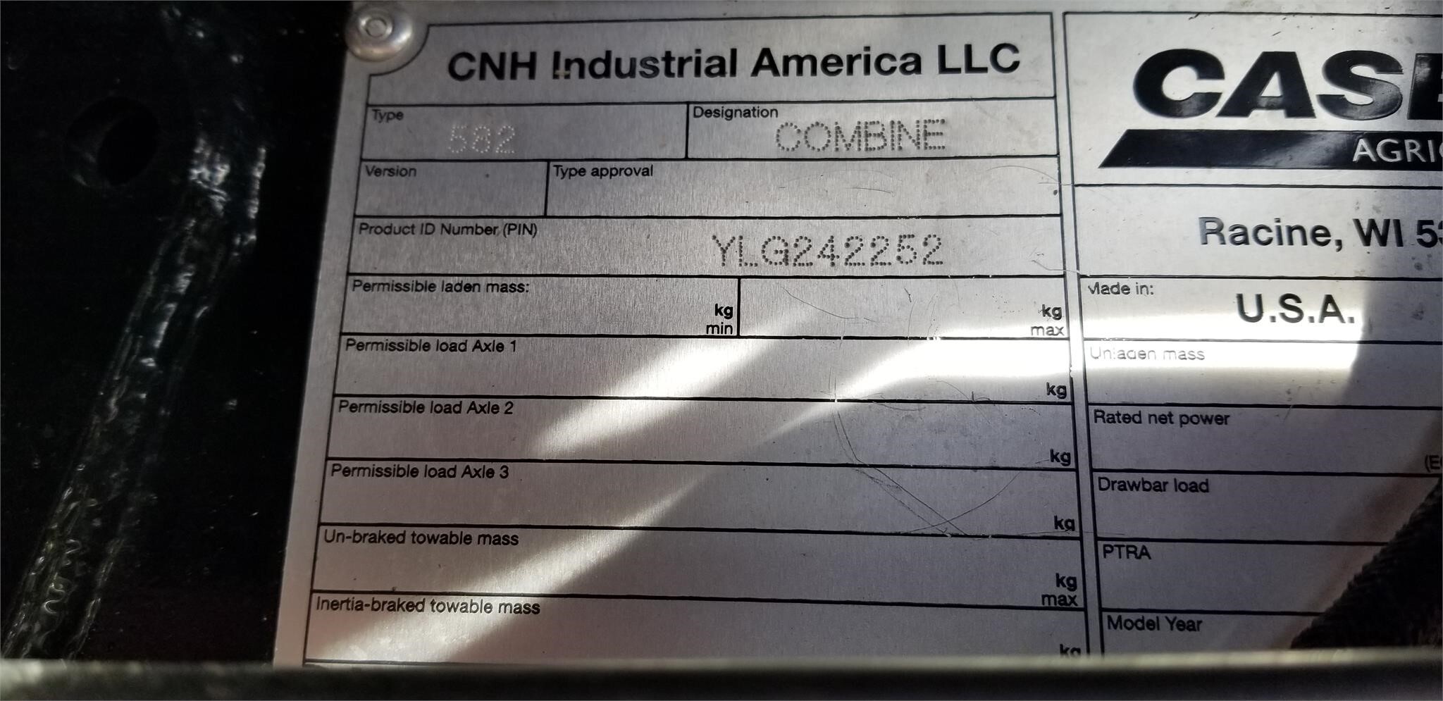 2020 Case IH 8250 Combine