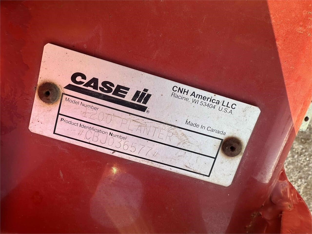 2008 Case IH 1200 Planter