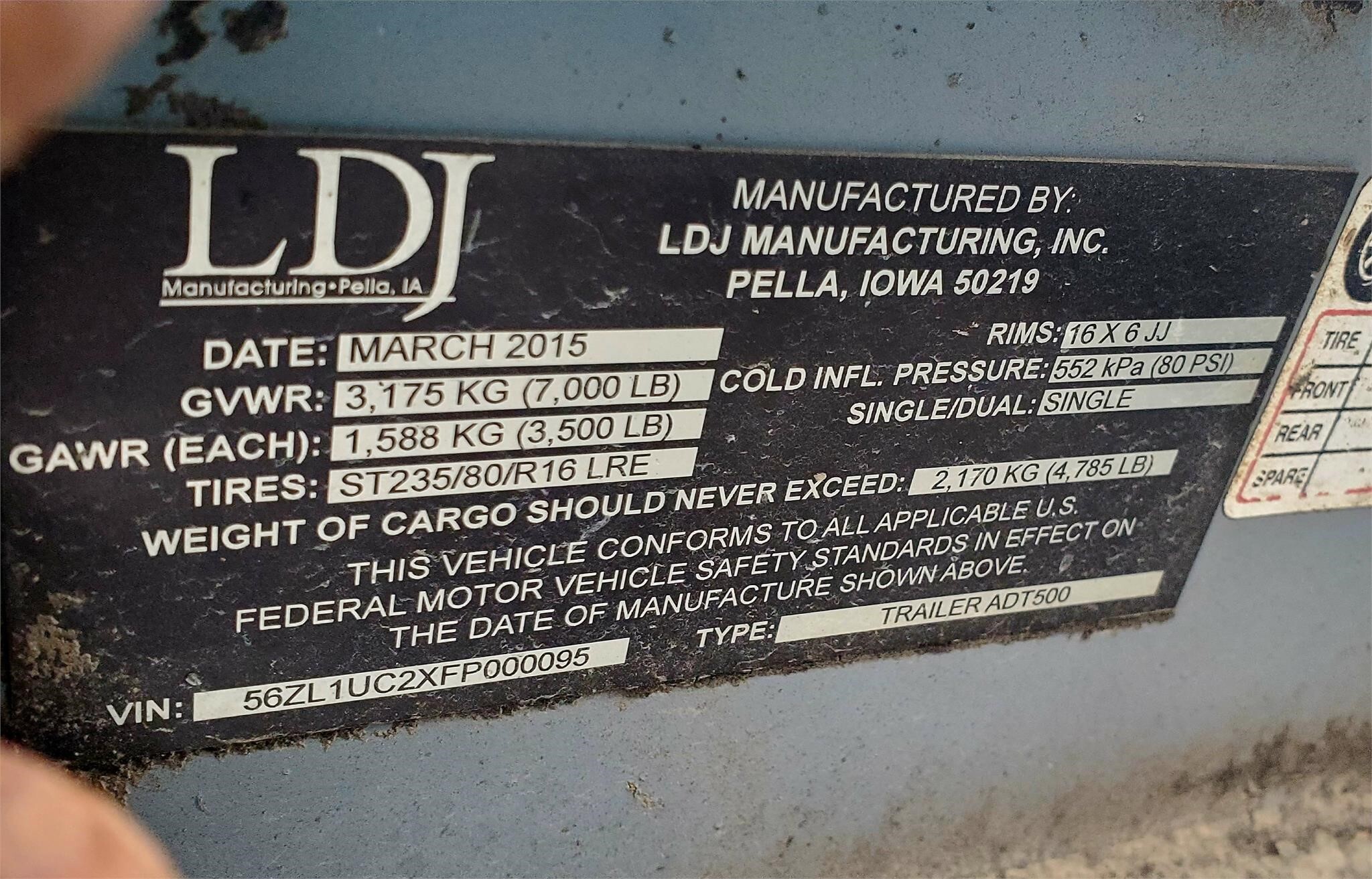 2015 Thunder Creek ADT500 Fuel Trucks/Trailer