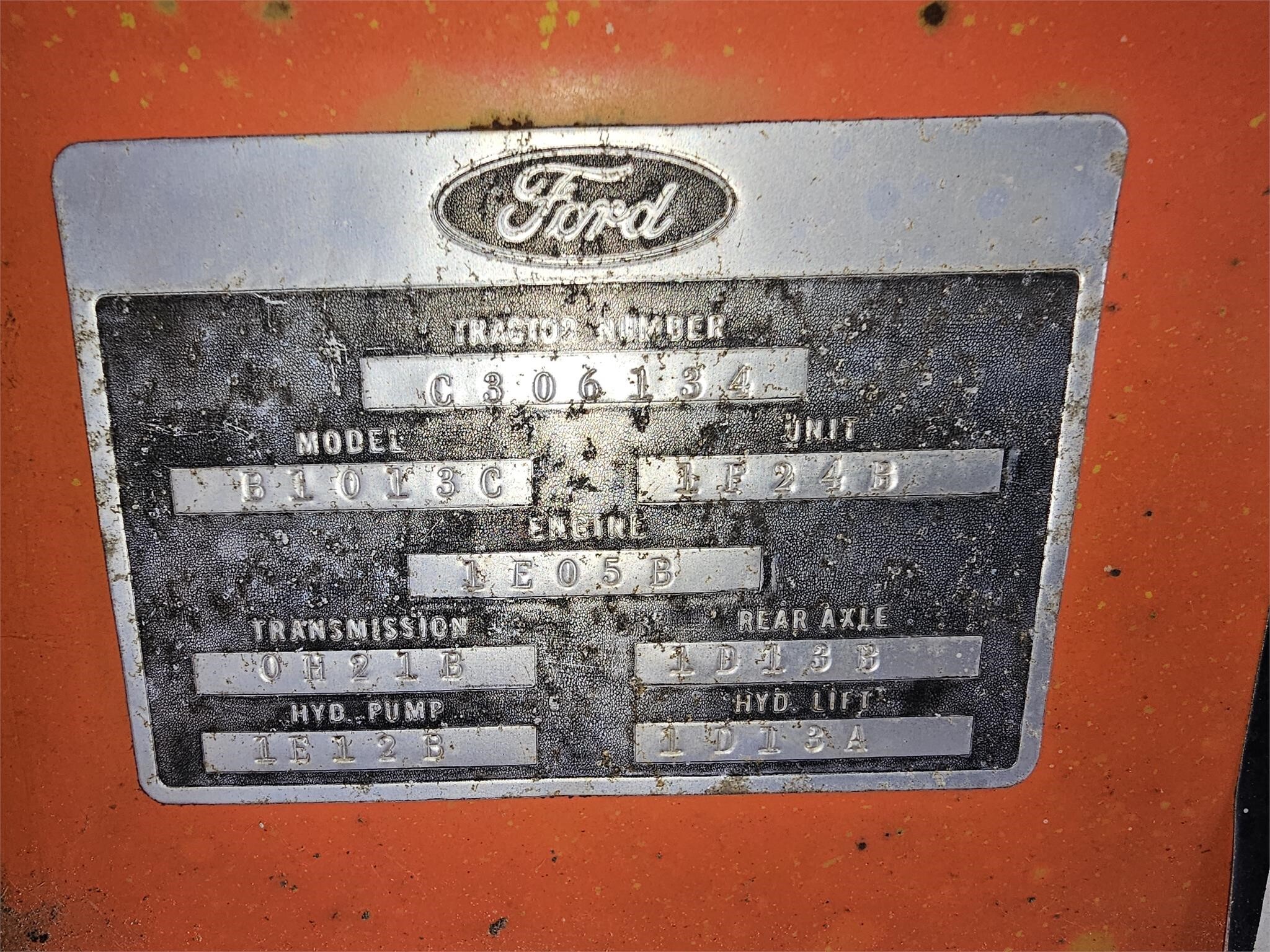 1971 Ford 2000 Tractor