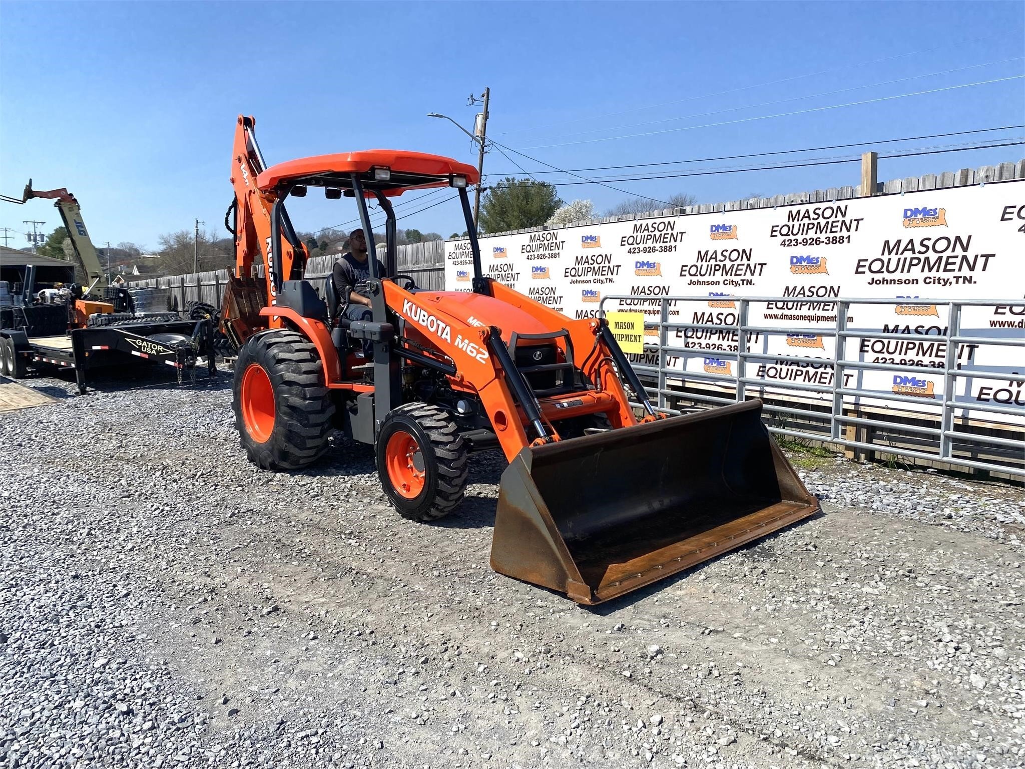 2017 Kubota M62 Backhoe 49,900 Machinery Pete