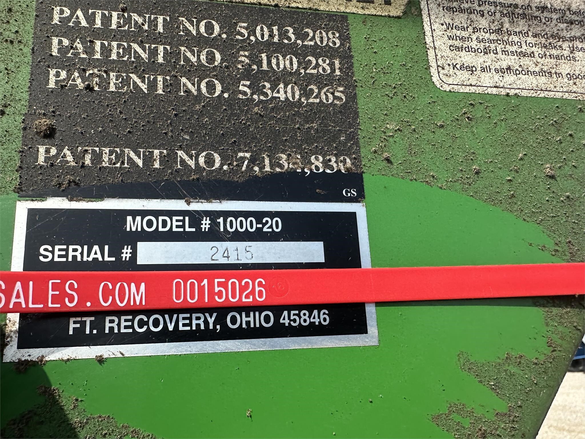 2008 J&M 1000-20 Grain Cart