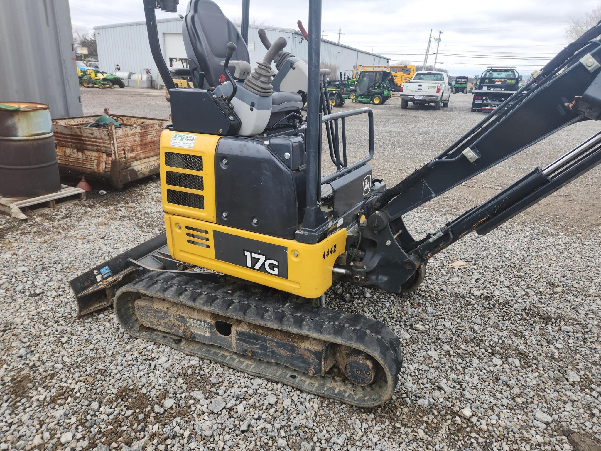 2019 John Deere 17G Mini Excavator