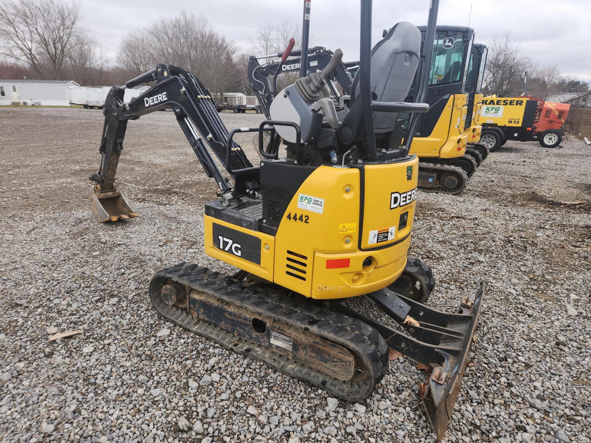2019 John Deere 17G Mini Excavator