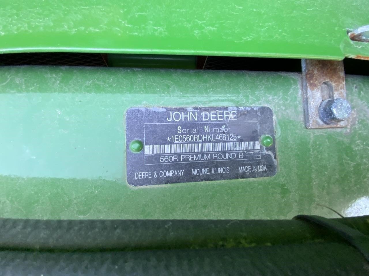 2020 John Deere 560R Round Baler