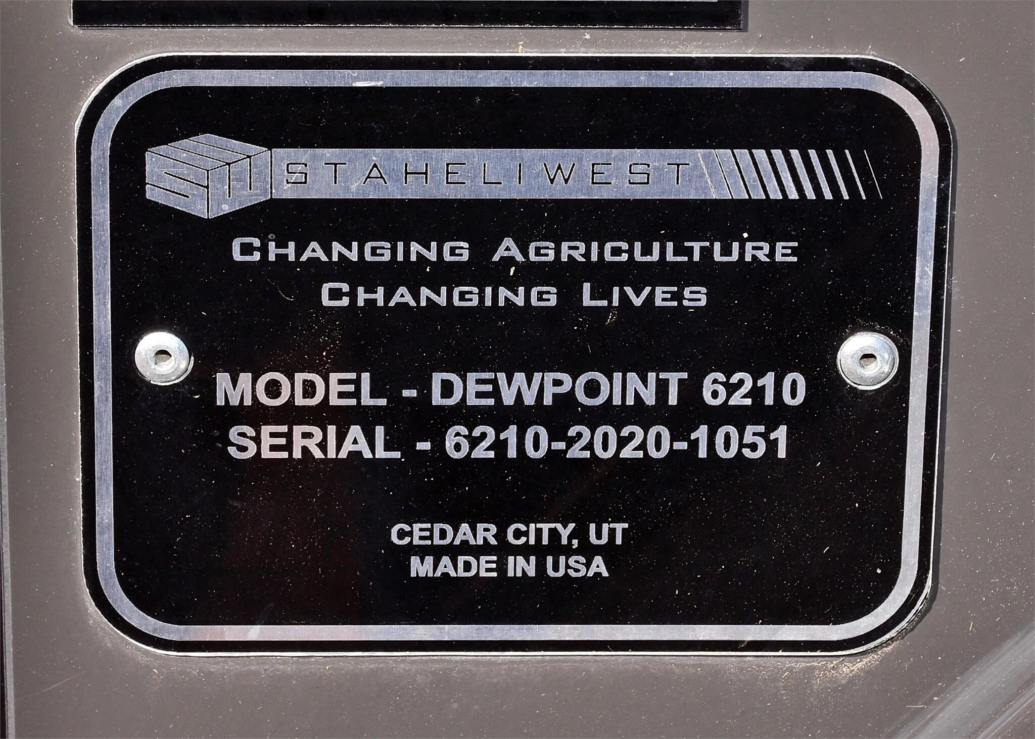 2020 Staheli West DEWPOINT 6210 Big Square Baler