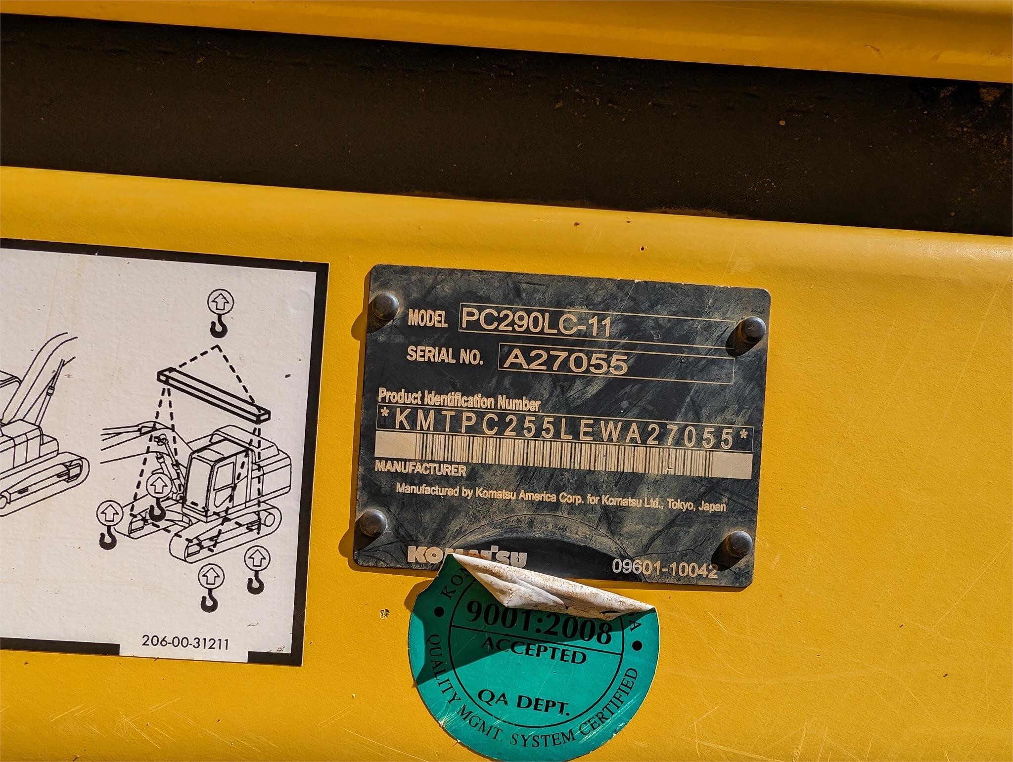 2015 Komatsu PC290 LC-11 Excavator