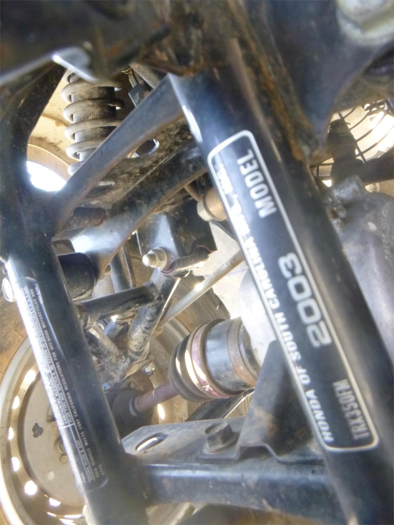 2003 Honda TRX350FM Miscellaneous