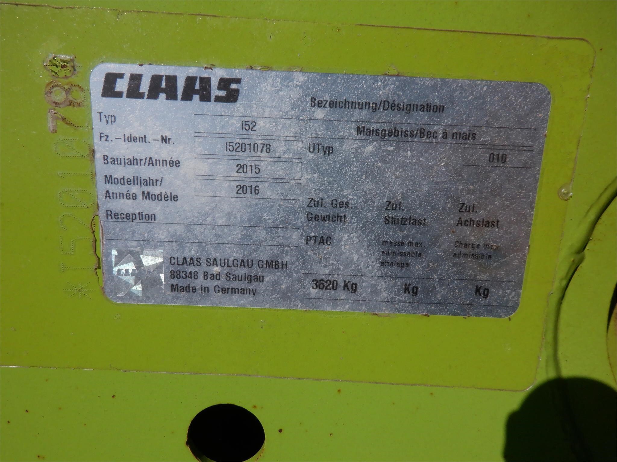 2016 Claas ORBIS 750 Forage Harvester Head