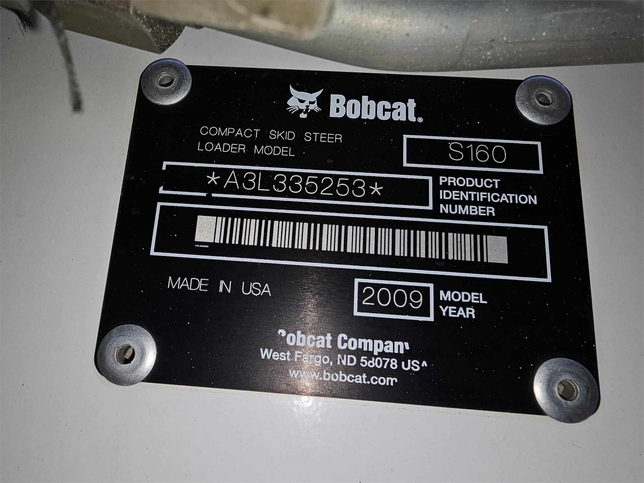 2009 Bobcat S160 Skid Steer