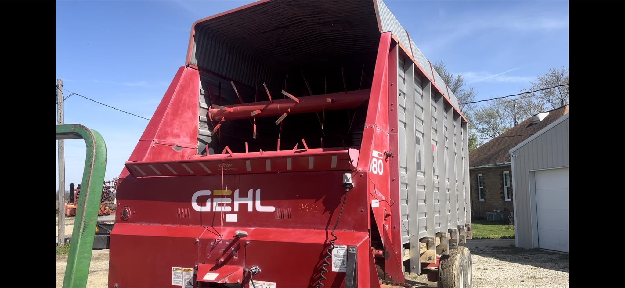 Gehl 980 Forage Wagon