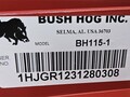 2023 Bush Hog BH115 Rotary Cutter