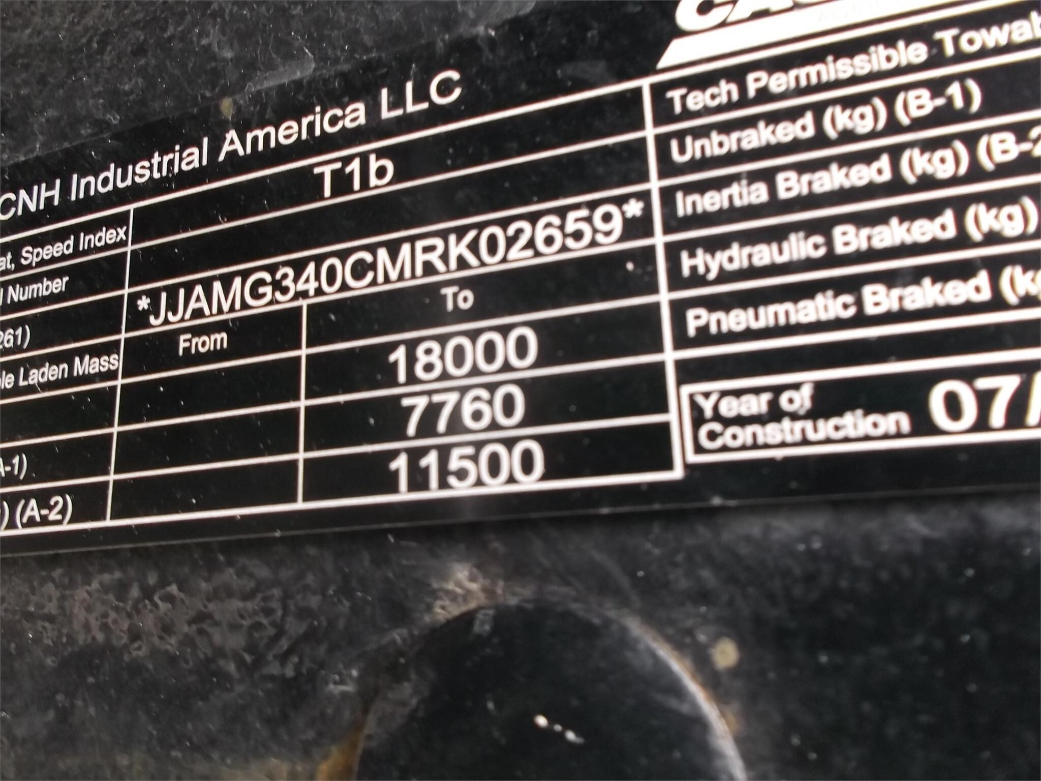 2021 Case IH MAGNUM 340 AFS CONNECT CVX Tractor