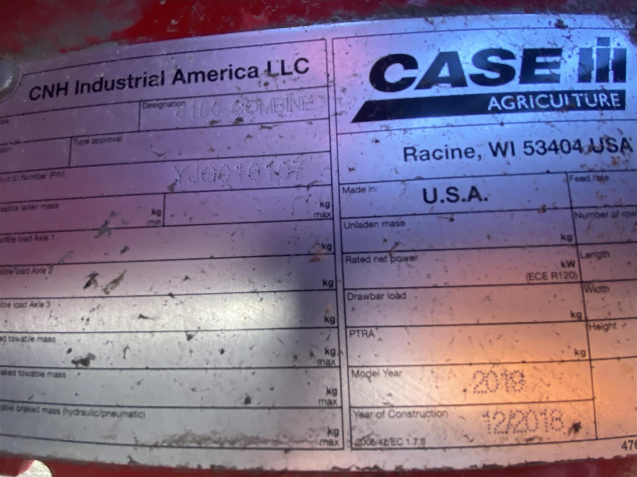 2019 Case IH 6150 Combine