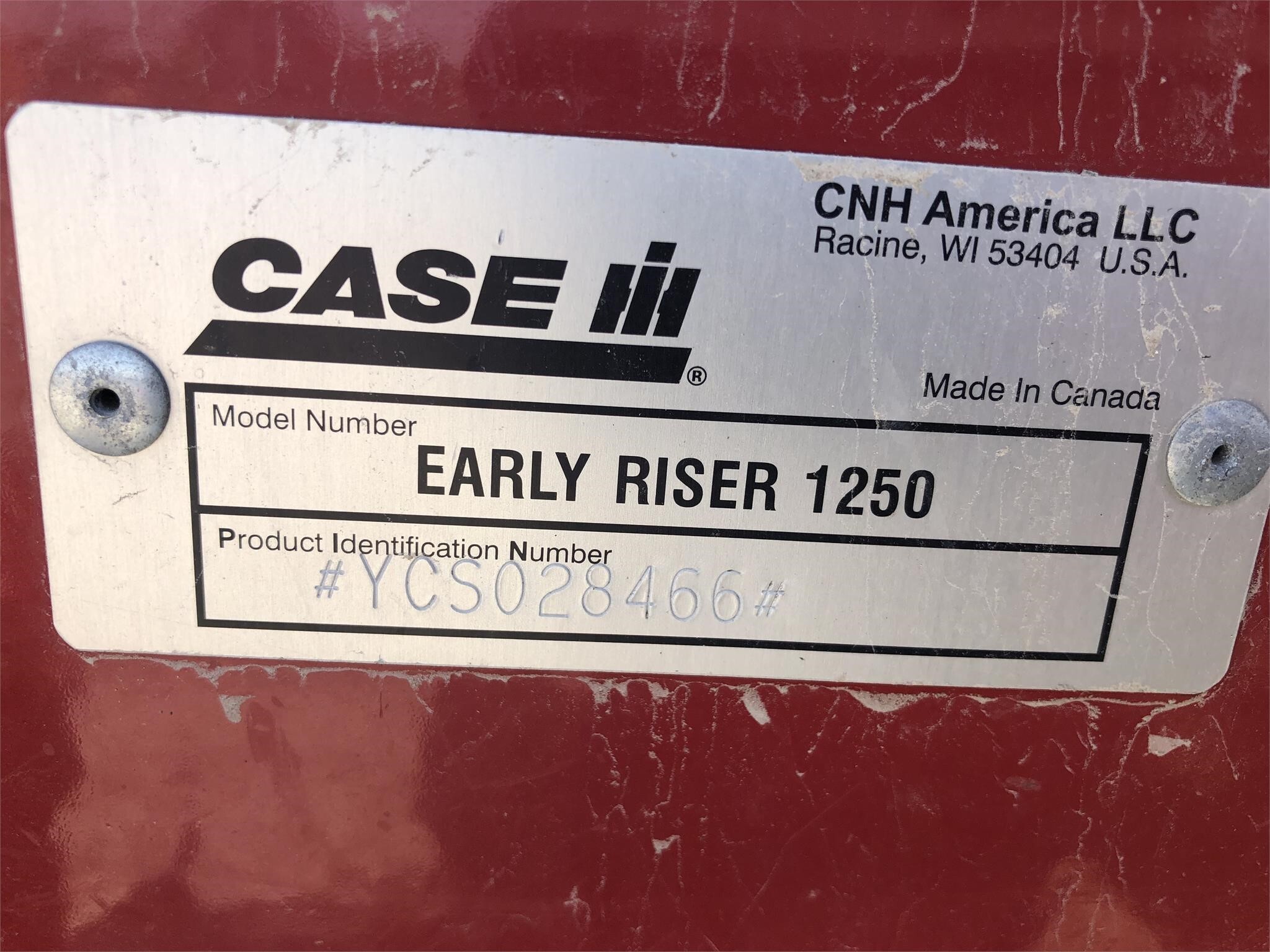 2012 Case IH 1250 Planter