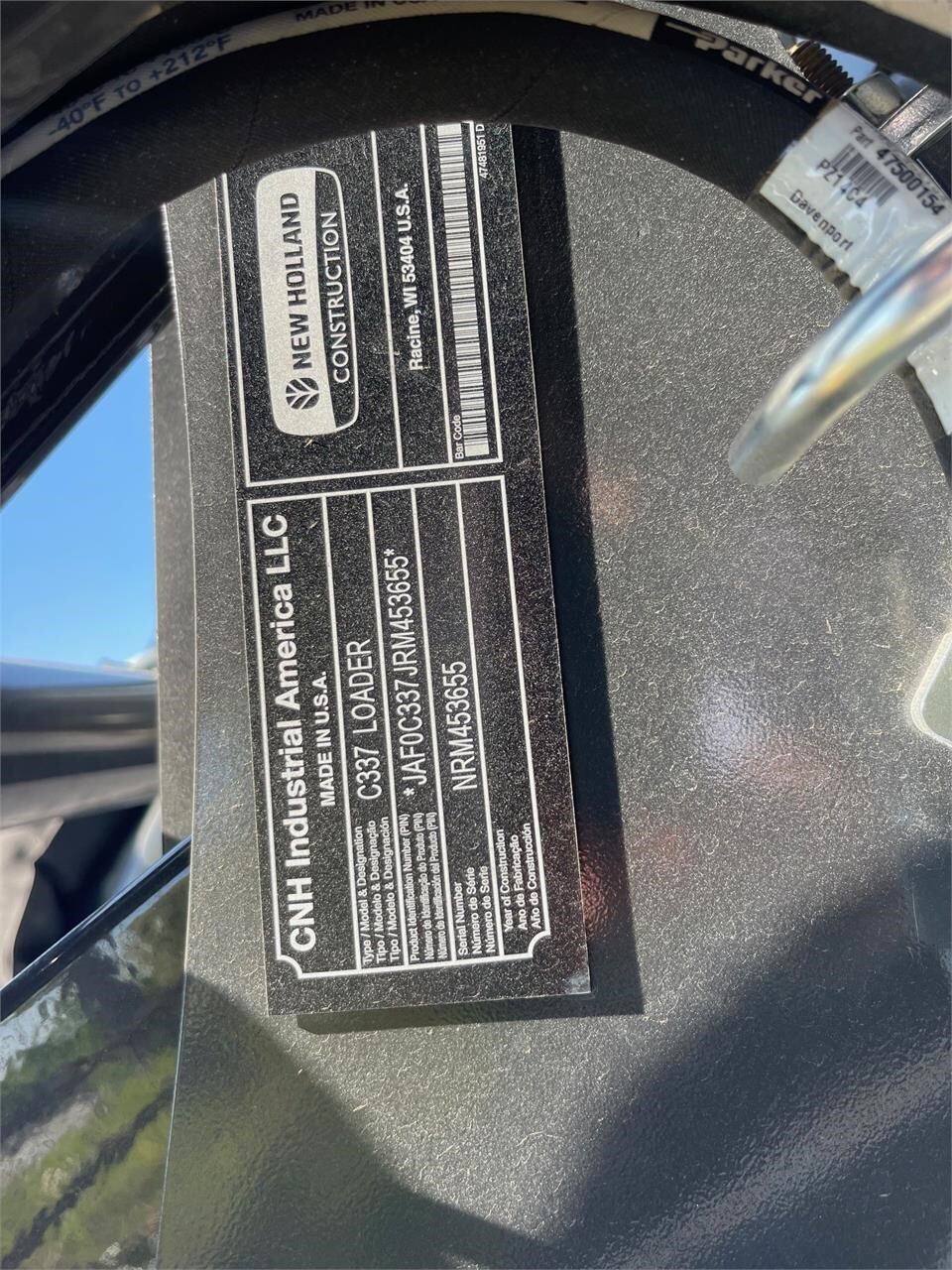 2025 New Holland C337 Skid Steer