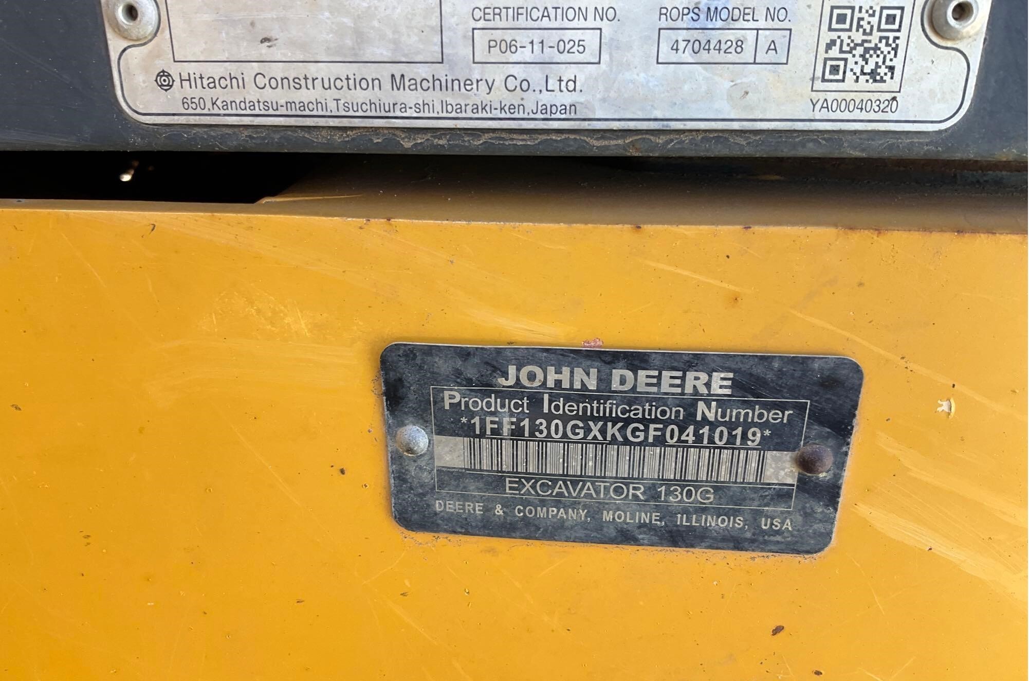 2016 Deere 130G Excavator