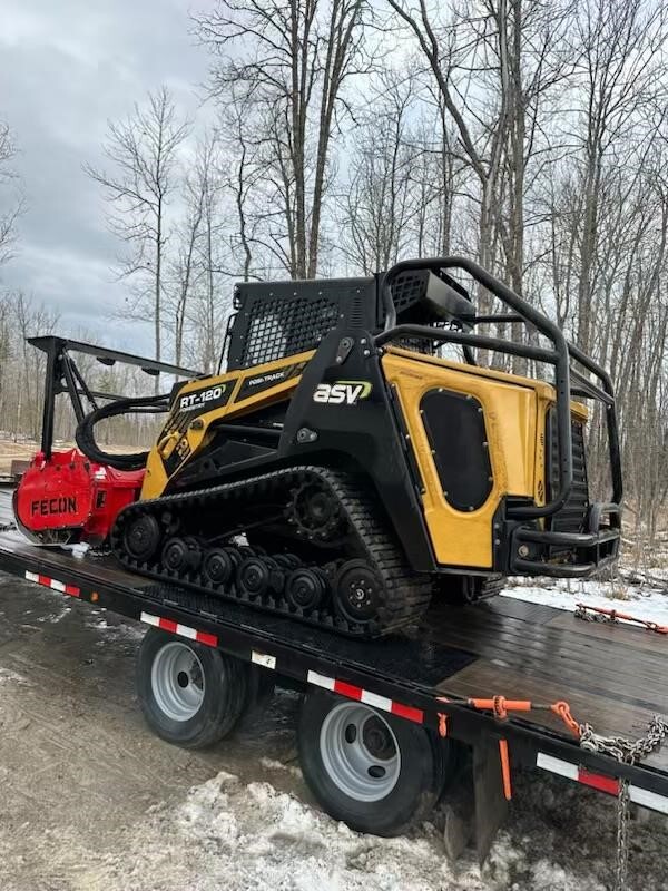 2022 ASV RT-120 Forestry Skid Steer